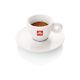 Illy Espresso Cups Logo (12 Cups) & (12 Saucers) Porcelain 2 Oz Capacity