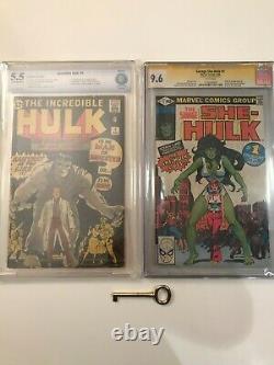 INCREDIBLE HULK #1 CBCS 5.5 (like CGC) Origin & 1st Hulk! Avengers! Holy Grail