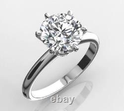 Igi Certified 1 Ct D Vvs2 Lab Created Diamond Engagement Ring 14k White Gold