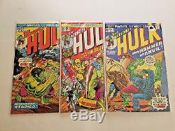 Incredible Hulk #180 181 182 (1974 Marvel) Lot of 3 + Bonus