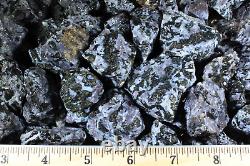 Indigo Gabbro Rough Rocks for Tumbling Bulk Wholesale 1LB options