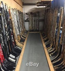 Instant GAME USED hockey sticks collection, lot of 380 sticks