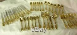International Silver Co. FB ROGERS New 64 Pc Gold Electro Plated