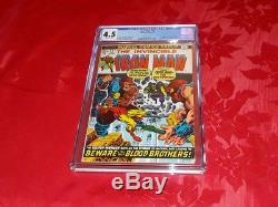 Iron Man #55 CGC 4.5 & #54 #56 1973 3-Issue Lot 1st Thanos Blood Brothers Drax