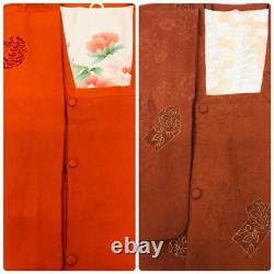 Japanese Kimono Floral Motif Haori Jacket Antique Wholesale Bulk Set of 10