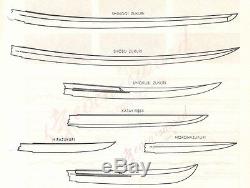 Japanese samurai katana wakizashi tanto nodachi swords sword Customized link
