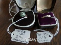 Job lot / collection of hallmarked solid gold rings