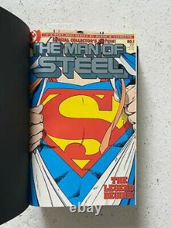 John Byrne Superman Four Volume Omnibus style Custom Bound Hardcover Set DW