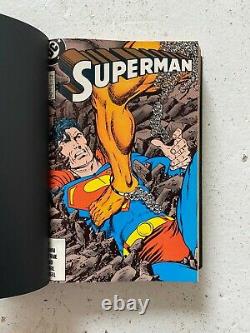 John Byrne Superman Four Volume Omnibus style Custom Bound Hardcover Set DW