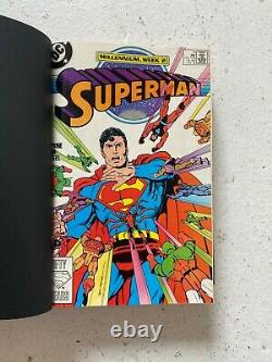 John Byrne Superman Four Volume Omnibus style Custom Bound Hardcover Set DW