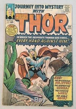 Journey Into Mystery 101, 104-110 Marvel 1964 LOT of 8 THOR Lee/Kirby CLASSIC