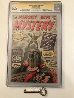Journey Into Mystery #83 85 LOT CGC 6.5 SS Stan Lee Origin & 1st Thor & Loki KEY