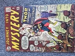 Journey into Mystery #83 to 126 43 issue run minus issue 90 (Aug 1962, Marvel)