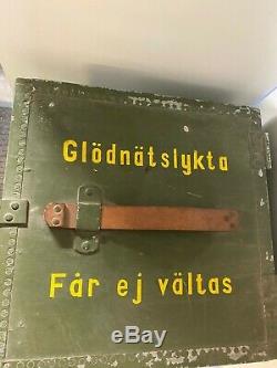 Kerosene lantern OPTIMUS 930 from Swedish Army- unused. With storage box