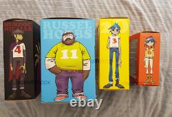 Kidrobot x Gorillaz CMYK Figure FULL SET, Russel 2D Murdoc Noodle Vinyl