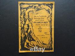 Kokoon Arts Club Invite, Poster and 1925 Bal Masque Souvenir