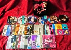 Kylie Minogue Complete 7 Vinyl + Picture Disc Singles Collection / Lot + Box