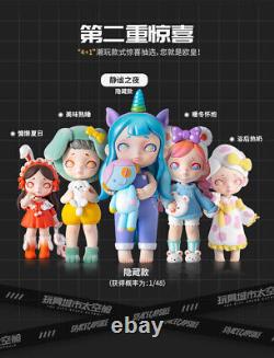 LAURA Pajama Party Vol. 1 Space Capsule Cute Art Designer Toy Collectible Figure