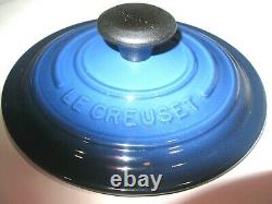 LE CREUSET ENAMEL CAST IRON SIGNATURE INDIGO OMBRE SAUCEPAN WithLID #16 1.75 QTS