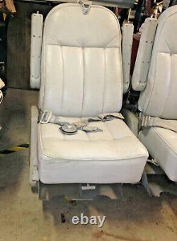 LOCKHEED JET PILOT/COPILOT LEATHER SEATS hydroplane hot rod air craft homebuilt