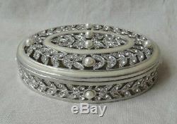 LOT OF 36 Jewelry Boxes Pewter / Silver with Pearls