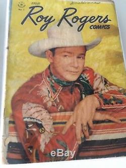 LOT Roy Rogers Comic Book Western Dell Vintage Comic Book 10 Cent (46 issues)