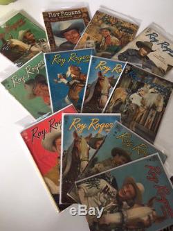 LOT Roy Rogers Comic Book Western Dell Vintage Comic Book 10 Cent (46 issues)