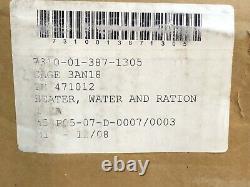 -LOT of 2- NEW RAK15/2 HMMWV 5 Ton LMTV FMTV Truck Heater Water Ration MRE RAK15