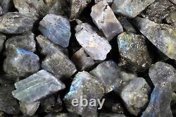 Labradorite Rough Rocks for Tumbling Bulk Wholesale 1LB options