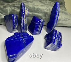 Lapis Lazuli Grade AAA Quality Free Forms tumbled Wholesale 4.6KG 6 Pieces lot