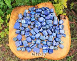 Lapis Lazuli Tumbled Stones 5lb Premium'A' Grade Wholesale Bulk Lot