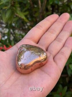 Large Copper Heart, 1.75 Polished Copper Puffy Heart, Wholesale Bulk Lot