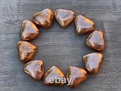 Large Copper Heart, 1.75 Polished Copper Puffy Heart, Wholesale Bulk Lot