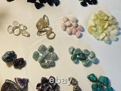 Large Crystal Stone Rough Tumbled Wholesale Inventory Lot Set Small Business