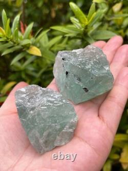 Large Green Fluorite Raw Natural Stone 2 2.5 inches, Wholesale Bulk Lot