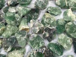 Large Green Fluorite Raw Natural Stone 2 2.5 inches, Wholesale Bulk Lot