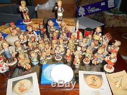 Large Lot Vintage 56 Hummel Goebel Figurine PLUS Collection Germany & W. Germany