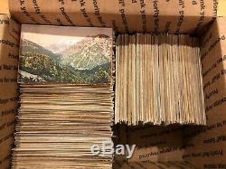Large Lot of 1000+ Early & Mid-1900's International Postcards, includes RPPCs