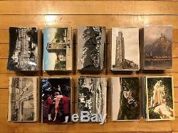 Large Lot of 1000+ Early & Mid-1900's International Postcards, includes RPPCs