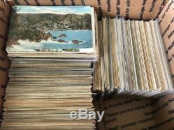 Large Lot of 1000+ Vintage Early and Mid-1900s American Postcards