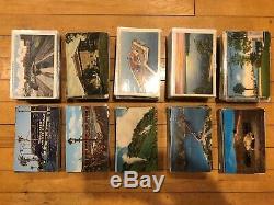 Large Lot of 1000+ Vintage Early and Mid-1900s American Postcards