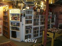 Large lot of top movie collection on Blu-ray Disc HD-DVD DVD Laser Disc LD VHS