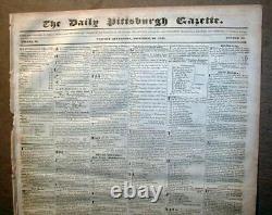 Large wholesale lot of 100 original US newspapers dated between 1820 & 1889