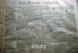 Large wholesale lot of 100 original US newspapers dated between 1820 & 1889