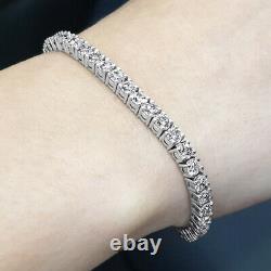 Ldaies 10 Carat Diamond Tennis Bracelet 18K White Gold I1 MSRP $38,000 662