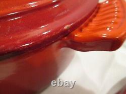 Le Creuset Enameled Cast Iron Cerise Heart 2.25 Qt & Cerise Cast Iron Trivet