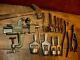Leather Workers Cobbler Hammer, Hole Punch Chisels, Vise, Pliers Blacksmith