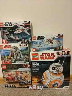 Lego Star Wars Four Sets. NEW. Collectors Sets. Retired