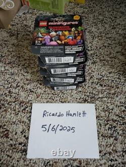 Lego collectible minifig (wholesale lot of 4) new box sealed & scan verified
