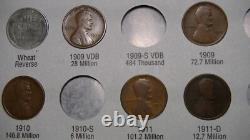 Lincoln Wheat Penny Cent Set Lot Group Collection 75 Coins 1909 Vdb To 1940